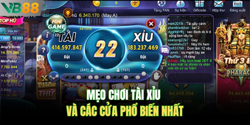 Mẹo chơi Tài Xỉu và các cửa phổ biến nhất